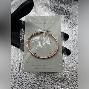 Bracelet - bangle - knot for remembrance